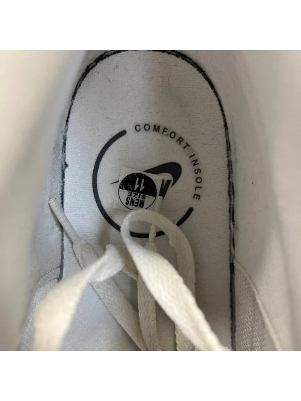 Nike Court Vision Mid Winterized Mens Size 11 Ivory Athletic Shoes Sneaker Boots